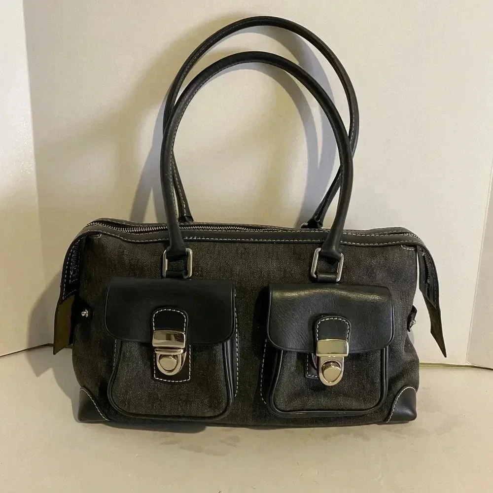 Dooney & Bourke DB signature print canvas bag - image 9